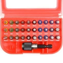 Carolus Bit-Box BICOLOR 1/4'' 31-tlg