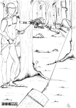 DOCMA VF80 Bolt Spillwinde Mit 100 M Seil -Gartengeräte docma forstseilwinde winch vf 80 bolt 980005 6