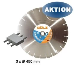 GÖLZ Diatrennscheibe CS 30 D=400 Mm 3 Stück