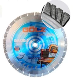 GÖLZ Galaxis-S Diamanttrennscheibe Silent Ø 300 / 350 / 400 Mm
