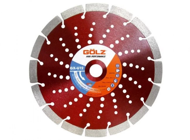 GÖLZ GX-U12 Diamanttrennscheibe 230 Mm Für Beton, Klinker, Ziegel 25 Stück 1 GÖLZ GX-U12 Diamanttrennscheibe 230 Mm Für Beton, Klinker, Ziegel 25 Stück