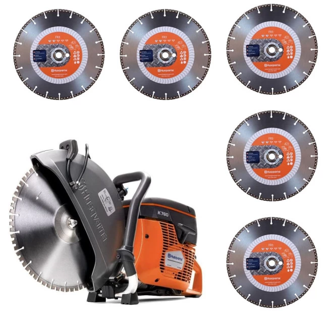 HUSQVARNA K 770 Mit 5 Dia-Trennscheiben 2 HUSQVARNA K 770 Mit 5 Dia-Trennscheiben – Bild 2