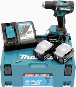 MAKITA DDF485RTJ3 Akku-Bohrschrauber 18 V 5,0 Ah