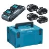 MAKITA Power Source KIT Mit 4x Akku 5,0 Ah Und DC18RD